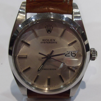 ROLEX　ロレックスのオイスターデイト6694 リューズチューブ交換修理・料金の紹介です。