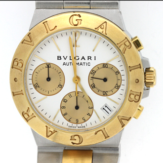 BVLGARI　ブルガリ CH35SG ベルト溶接 小キズ取り修理・料金の紹介です。