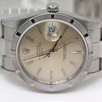 ROLEX　ロレックス　オイスターパーペチュアルデイト（15210）のオーバーホール、研磨仕上げの 修理・料金の紹介です。