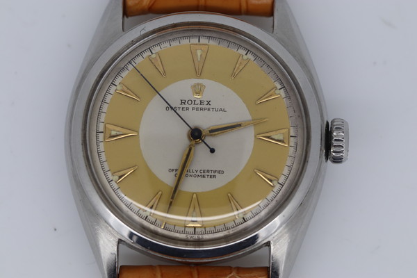 ロレックス　セミバブルバック　分解調整・ベルト交換の修理　料金のご紹介