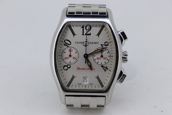 ユリスナルダン　ミケランジェロクロノグラフ　分解調整　料金のご紹介