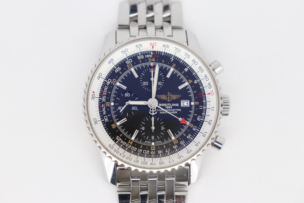 ブライトリング　ナビタイマー　ベルト溶接修理　料金のご紹介