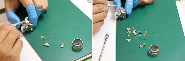 ロレックス デイトジャスト（ROLEX DATEJUST）69173 レディースのオーバーホールの修理事例5