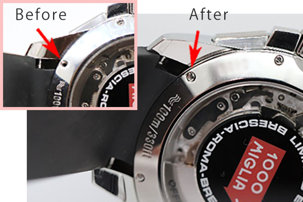 Chopard（ショパール）ミッレミリア GTXL クロノグラフ(型番168459-3037) Mille Miglia Gran Turismo XL Chronograph 修理事例9