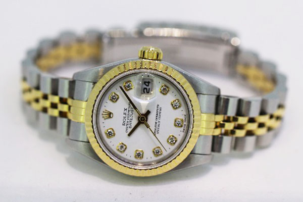 ロレックス デイトジャスト(ROLEX DATEJUST)69173 レディース 修理事例1