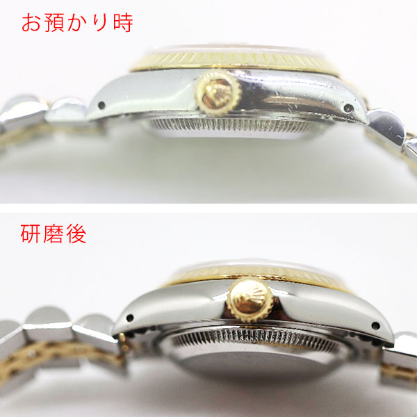ロレックス デイトジャスト(ROLEX DATEJUST)69173 レディース 修理事例13